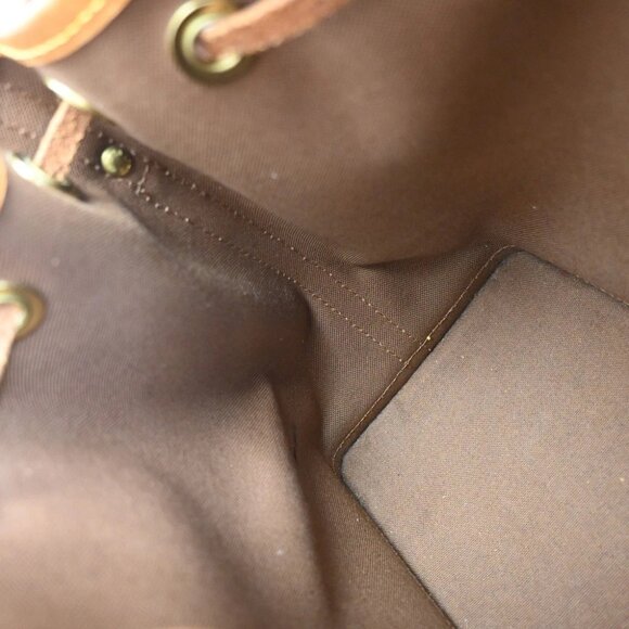 LOUIS VUITTON Nano Noe Mini Hand Bag Monogram Leather Brown M42227 631KA826 - Picture 2 of 16